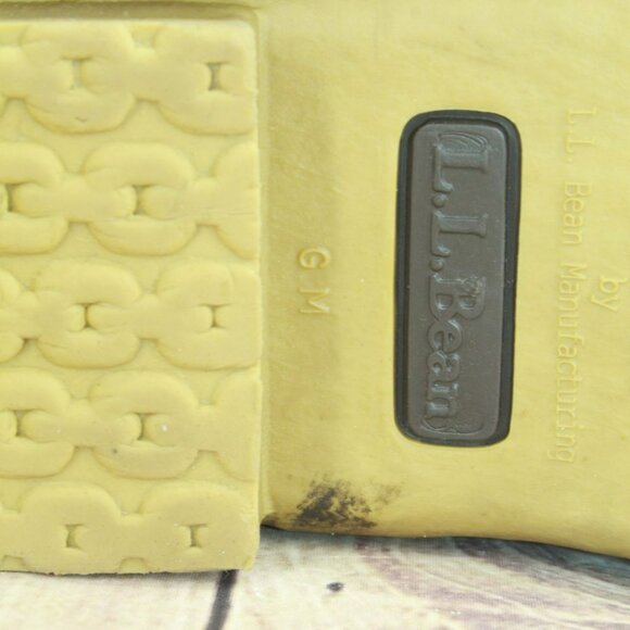 LL Bean Brown Leather 8" Lace Up Goretex Insulated Ankle Duck Boots Size 8 M - Picture 11 of 12